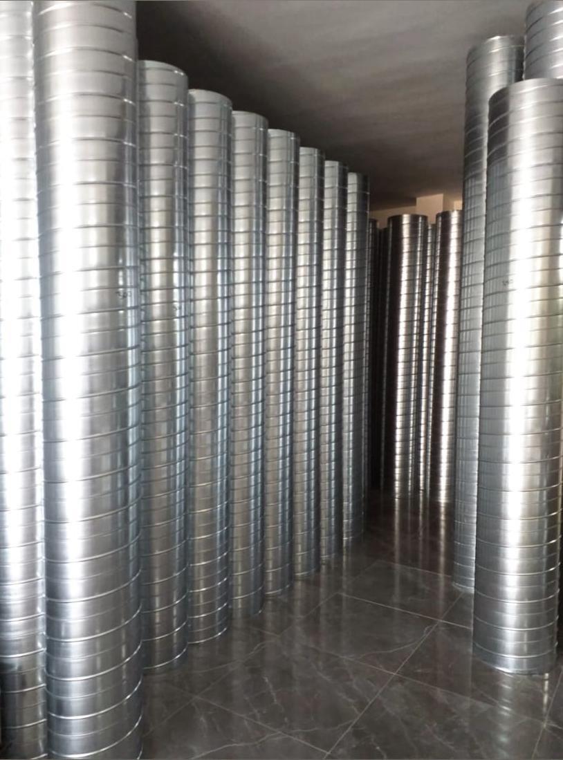 Yuvarlak Spiro Havalandırma Kanalı